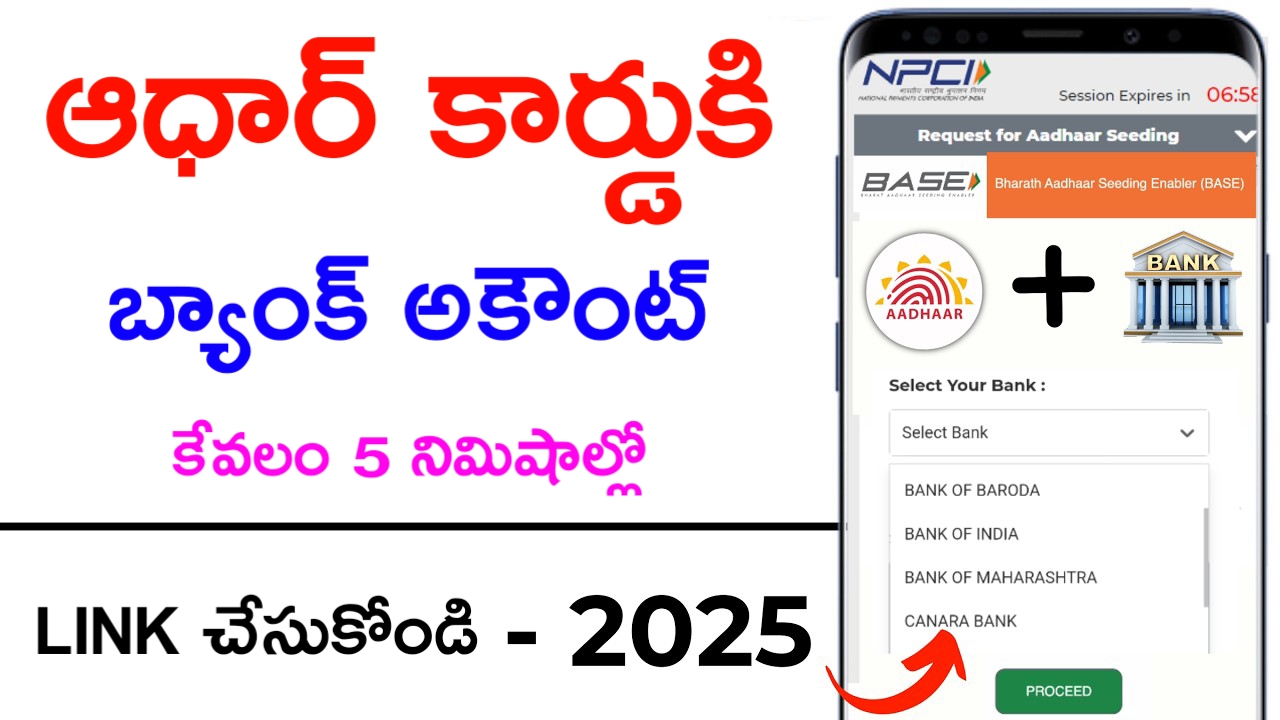 Bank Account NPCI Link 2025
